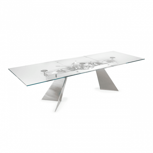 dining room mabilia table glass