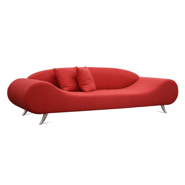 living room harmony sofa red fabric
