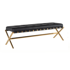 AUGUSTE BENCH gold and black