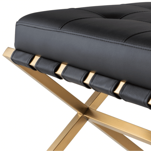 AUGUSTE BENCH gold and black1