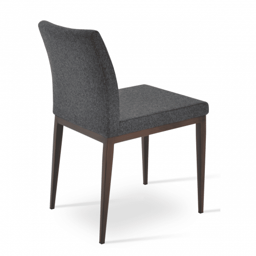 Aria MW Dining Chair Dark Grey Camira Wool