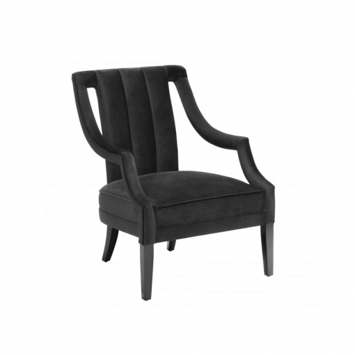 Ermitage Chair Roche black velvet