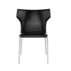 THENA DINING CHAIR STEEL BLACK FRONT