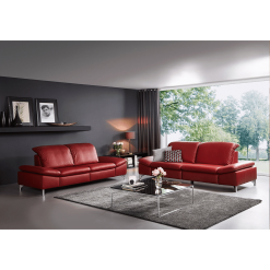 living room Russet Sofa red LS