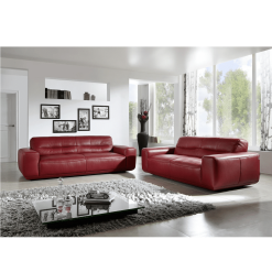 living room sofa brienne red LS