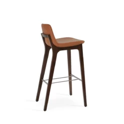 Pera Wood Handle Back Bar & Counter Stool