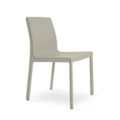 dining chair polo bone bonded leather full uph