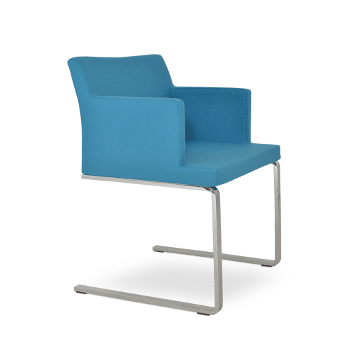 dining chair soho flat turquoise camira wool