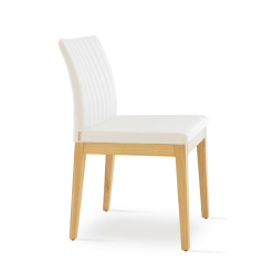 dining chair zeyno natural ash white leatherette