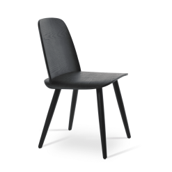 dining room janelle chair plywood black