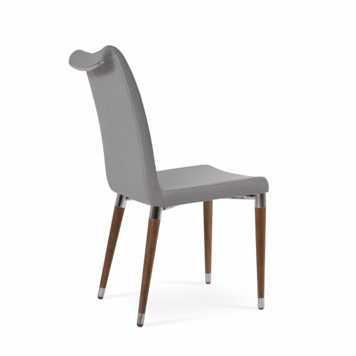 dining room tulip ana chair light grey camira fabric