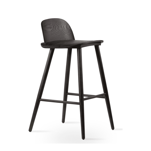 janelle bar stool plywood black