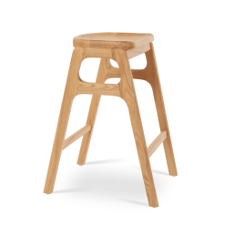 nelson counter stool solid natural