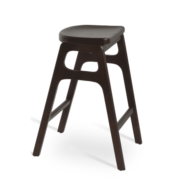 nelson counter stool solid walnut