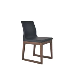 Polo Sled Wood Dining Chair