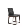Zeyno Sled Wood Dining Chair