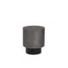 Bernaby End Table In Gunmetal Finish