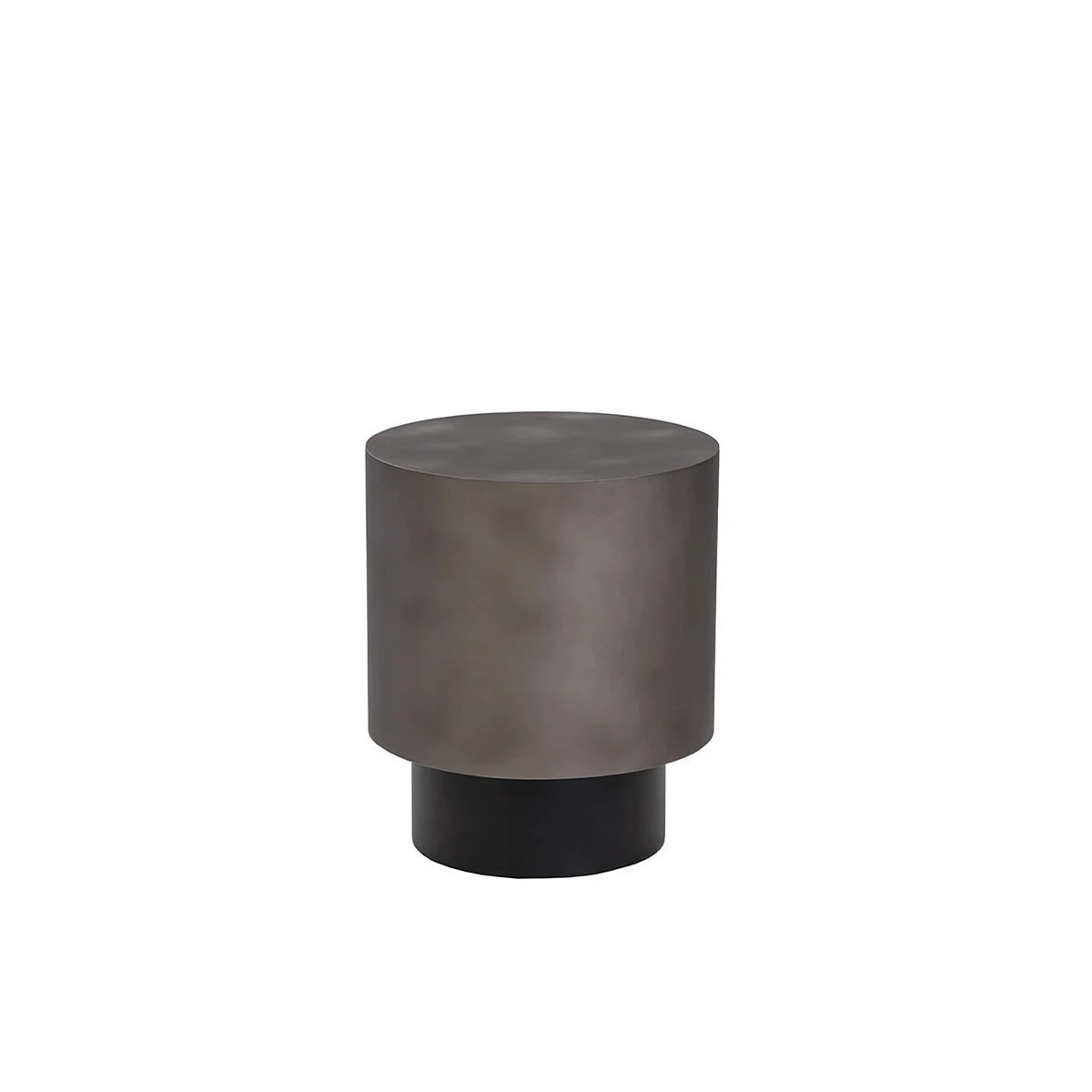 Bernaby End Table In Gunmetal Finish