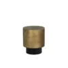 Bernaby End Table In Antique Brass Finish
