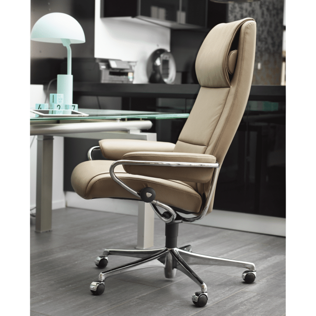 stressless paris highback office chair lifestyle