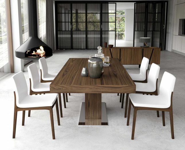 Astor Dining Table in Walnut lifestyle 002