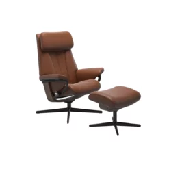 Stressless Recliner Paul Cross Chair With Footstool