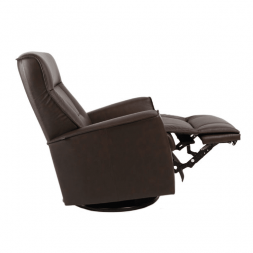 lounge chair harstad mocha reclined