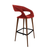 shape stool red
