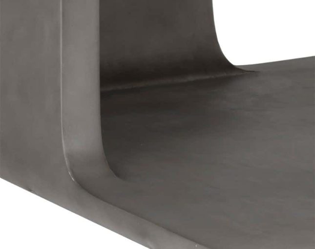 Odis Coffee Table in Grey Concrete Details