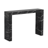 axle console table black marble