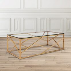 Carole Coffee Table Gold lifestyle