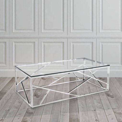 Carole Coffee Table Silver lifestyle