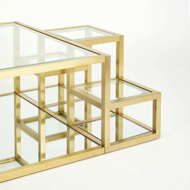 Elmore Coffee Table Gold details