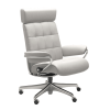 Stressless London Office Chair with Adjustable Headrest Cori Off White