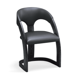 dining estrella chair black graphite
