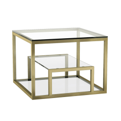 living room barole end table gold