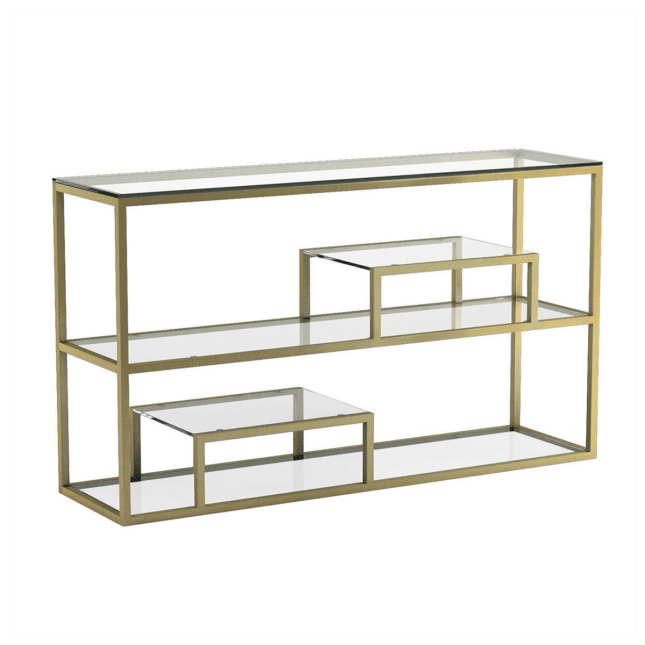 living room barolo console table gold