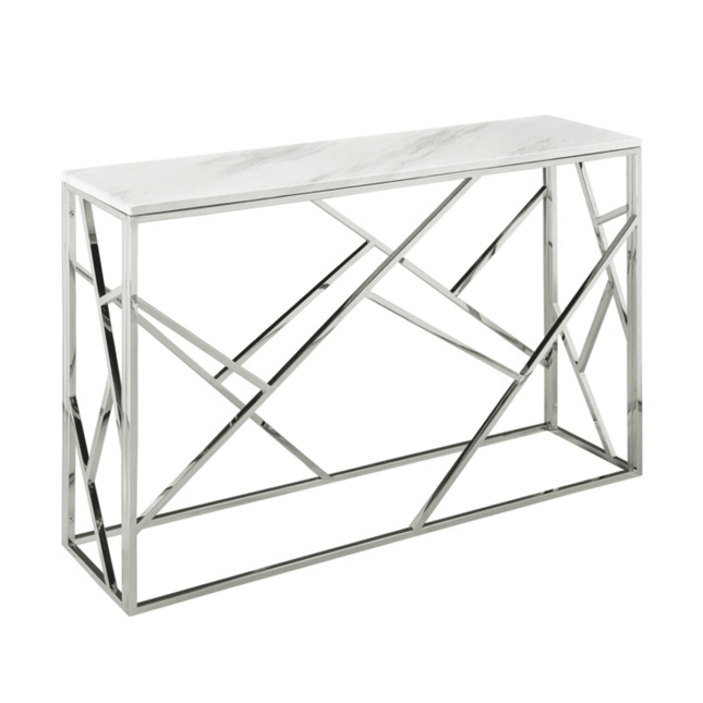 living room carole console table marble