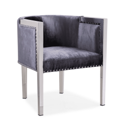 living room elvis accent chair charcoal