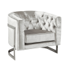 living room pinnacle accent chair grey