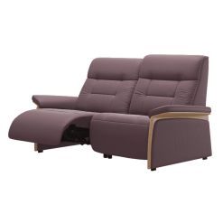 living room stressless mary 2seater wood recline