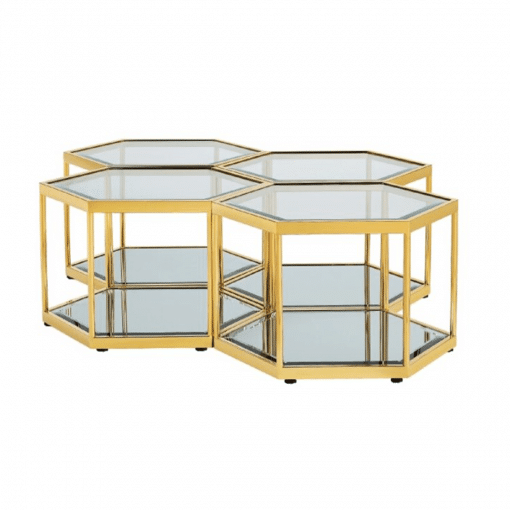 living room swainson coffee table gold front