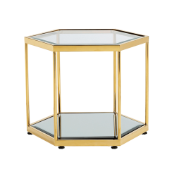 living room swainson gold end table