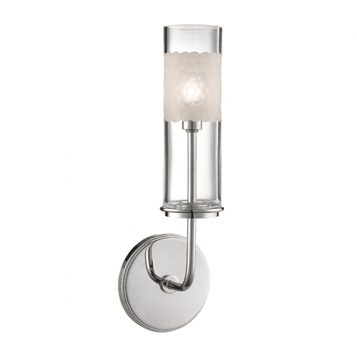 lighting wentworth 1 light wall sconce polished nickel