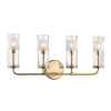 lighting wentworth 4 light wall sconce aged brass