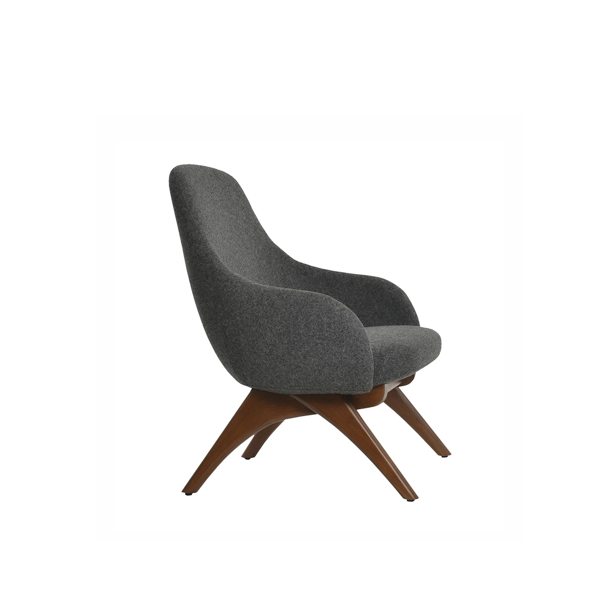 Gazel X-Wood Lounge Chair ☑️ Modern Sense Lounge Chairs