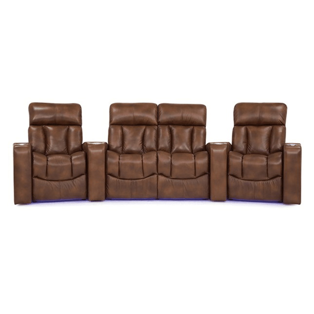 Home theatre paragon 4 seater front purple LED