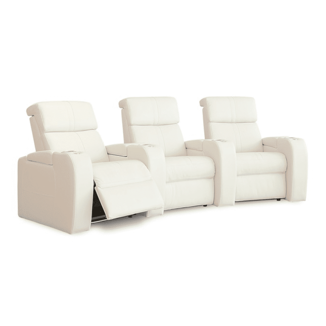 home theatre flicks 3 seater reclined