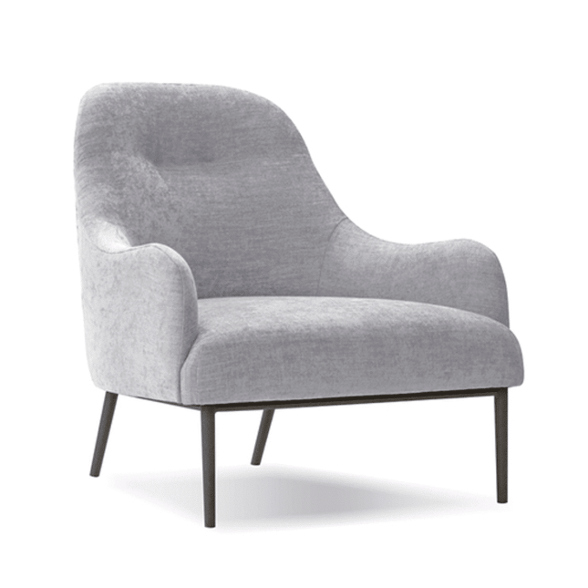 living room anister lounge chair grey