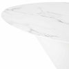 Oblo Dining Table White Ceramic Top Details 002